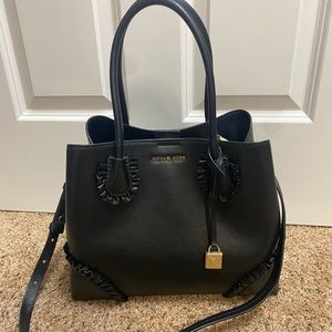 Michael Kors Black Leather Purse